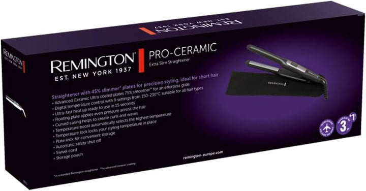 Remington Glätteisen [extra schmale Platten: für kurzes Haar, Pixies, Pony, Bart & kleine Locken] Ha