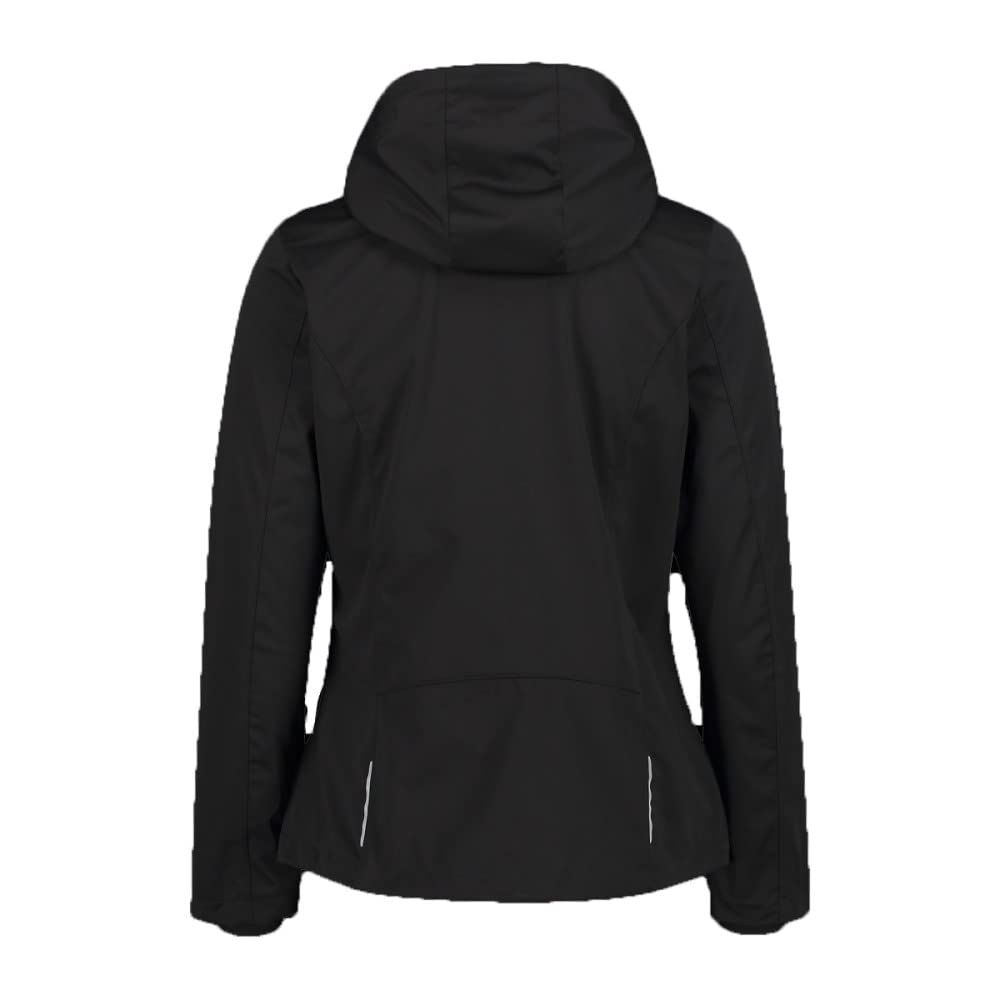 CMP Damen Light Softshell Jacke Softshelljacke Outdoorjacke XL Schwarz, XL Schwarz