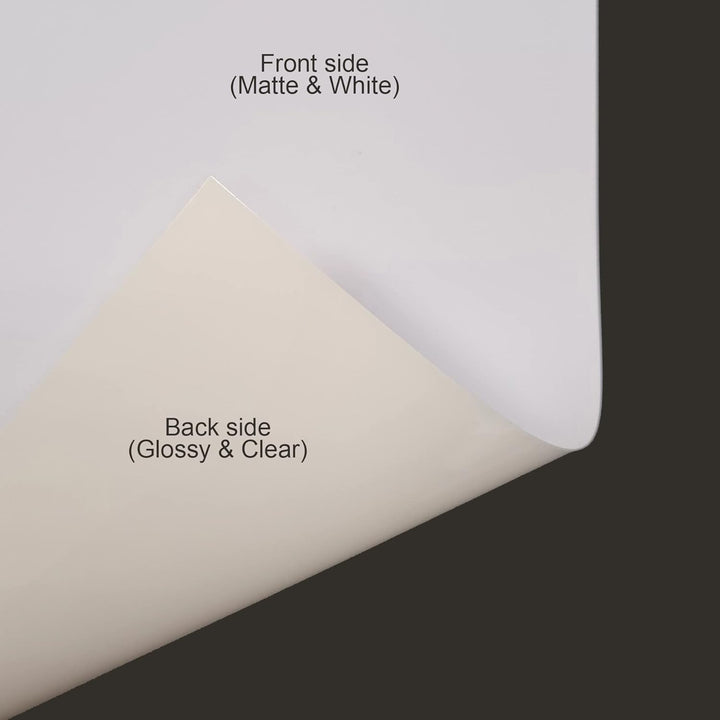 Transparenter Backlight Folie, 150 g, für Laserdrucker oder Tintenstrahldrucker, Papier Backlight Bl