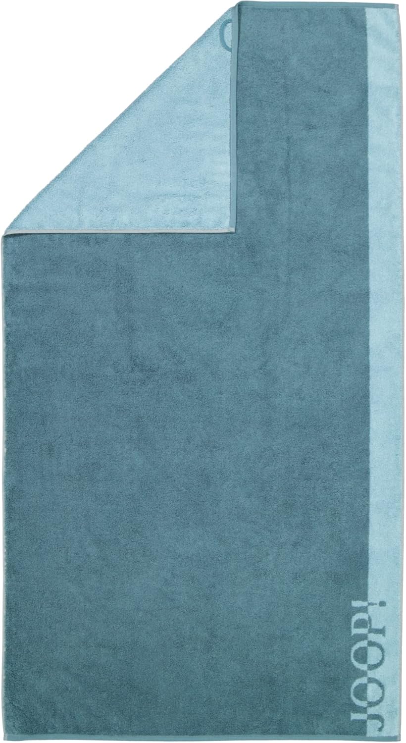 JOOP! Duschtuch Tone Doubleface 1689 | 44 aqua - 80 x 150 Duschtuch 80x150 cm, Duschtuch 80x150 cm