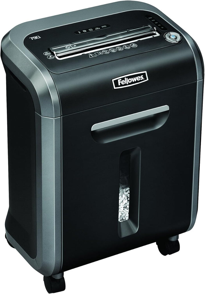 Fellowes 16 Blatt Aktenvernichter, Partikelschnitt (P4) Papierschredder für Büro, Powershred 79Ci, m