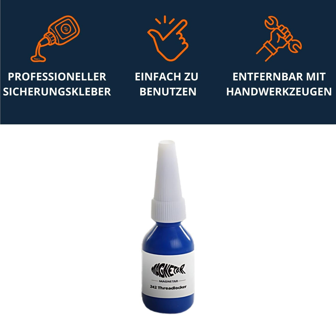 Magnetar - Magnetfischen Set - 2x Allround 280kg Bergemagnet - Magnetangel Paket mit Seil/Handschuhe