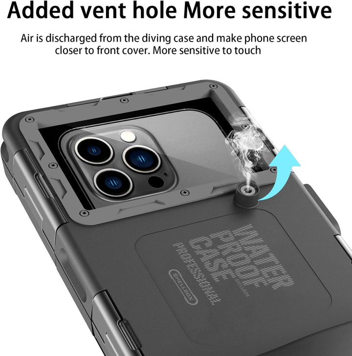 ShellBox wasserdichte Handyhülle 7.0 Zoll Unterwasser Wasserfeste Handy Wasserschutzhülle Handytasch