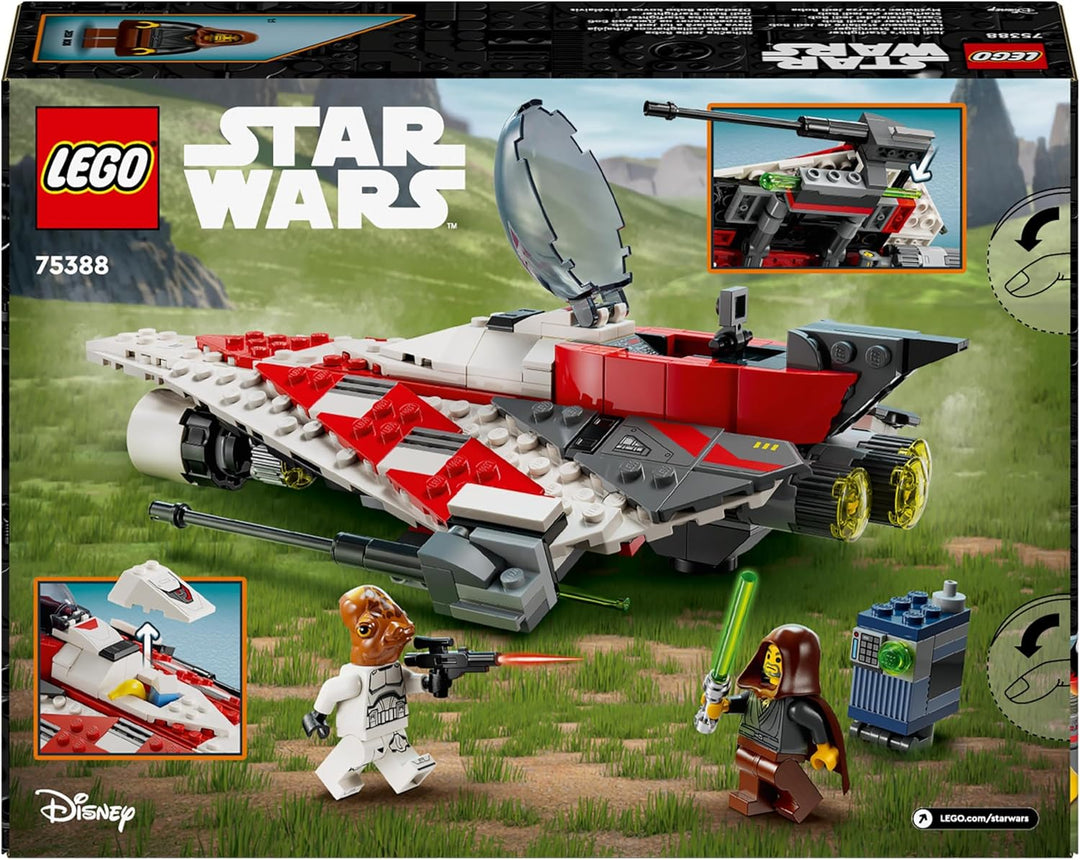 LEGO Star Wars Jedi Bobs Sternjäger, Bauspielzeug, Spielzeug-Sternenschiff Steinen, beliebter Charak