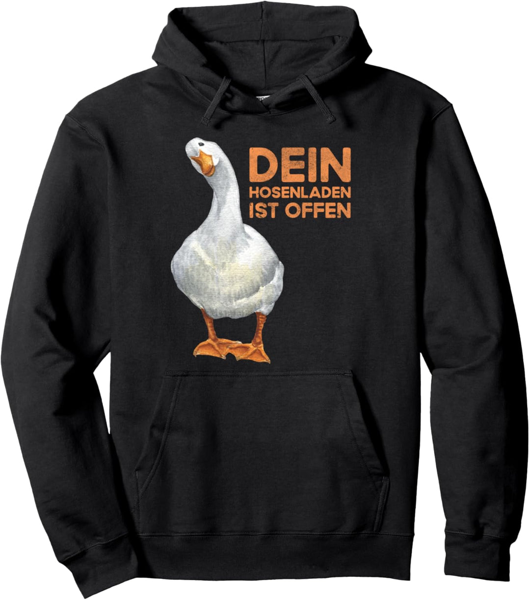 Lachen Gänse Spass Frauen Männer Kinder Deko Frech Lustiges Pullover Hoodie