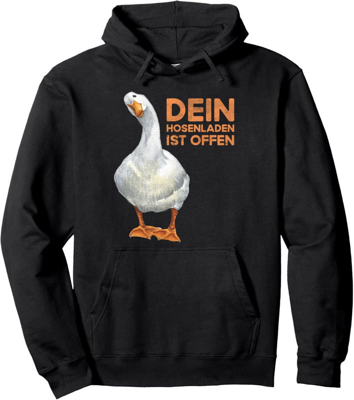 Lachen Gänse Spass Frauen Männer Kinder Deko Frech Lustiges Pullover Hoodie