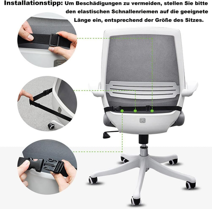 FOUNDCOOL Memory Schaum Orthopädisches Sitzkissen Auto, Ergonomisches Autositzkissen Auto Sitzkissen