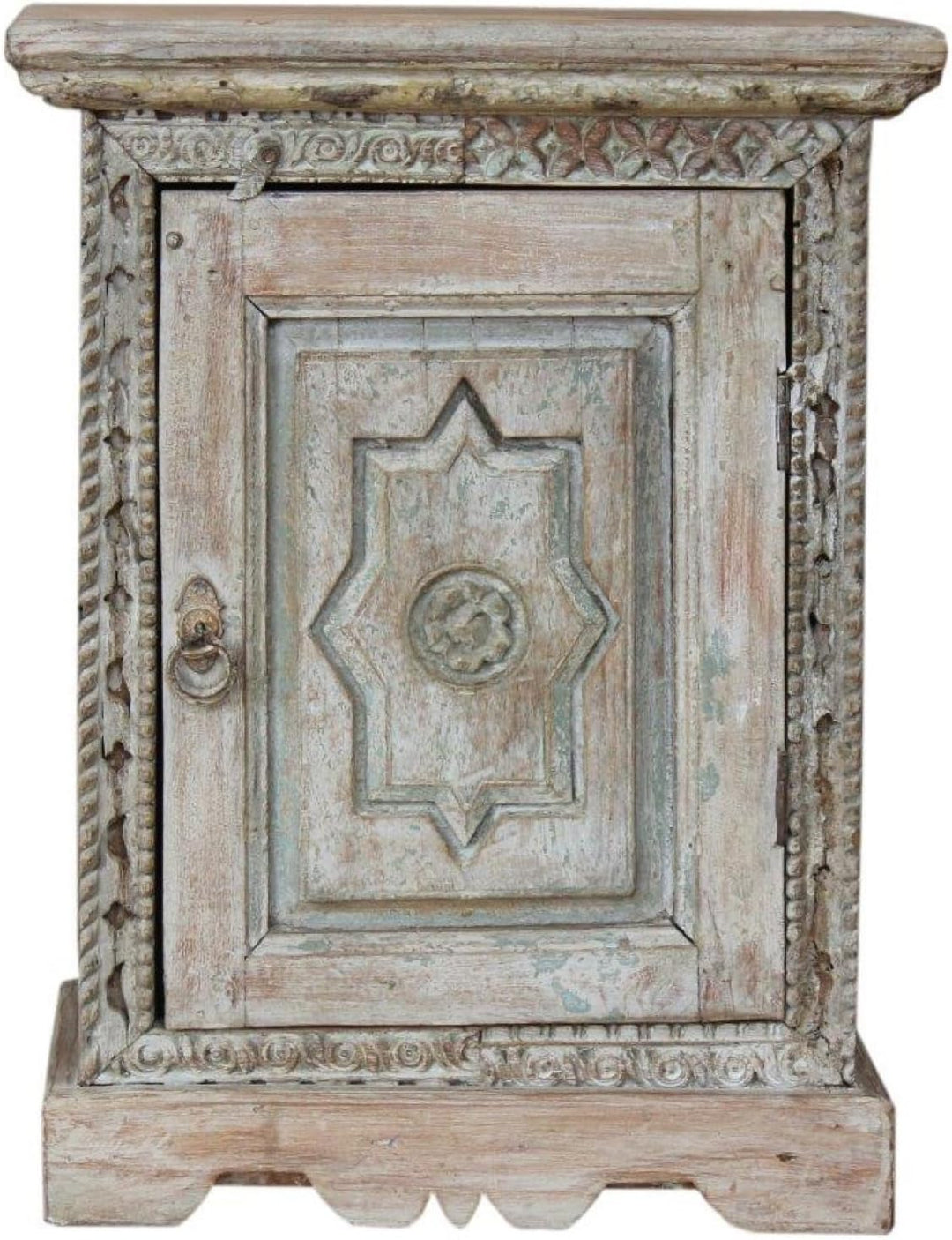 GURU SHOP Vintage Beistellschrank, Kommode, Nachttischschrank, Flurschrank - Modell 86, 62x47x26 cm