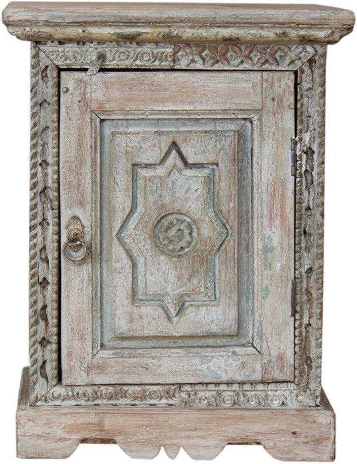 GURU SHOP Vintage Beistellschrank, Kommode, Nachttischschrank, Flurschrank - Modell 86, 62x47x26 cm