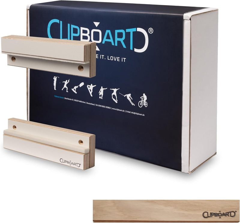 Clipboart® Standard Wandhalterung - Halterung - Snowboard - Wakeboard - Kiteboard - Balanceboard - W