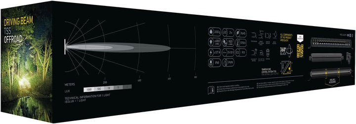 HELLA 1GJ 358 197-301 LED-Arbeitsscheinwerfer - Black Magic Slim Lightbar 20" - 12/24V - schlank - 6