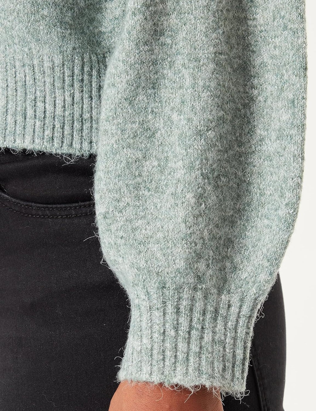 VERO MODA Damen Vmdofwool Ls V-nk Button Cardi Ga Noos Strickjacke XL Dark Forest/Detail:melange, XL
