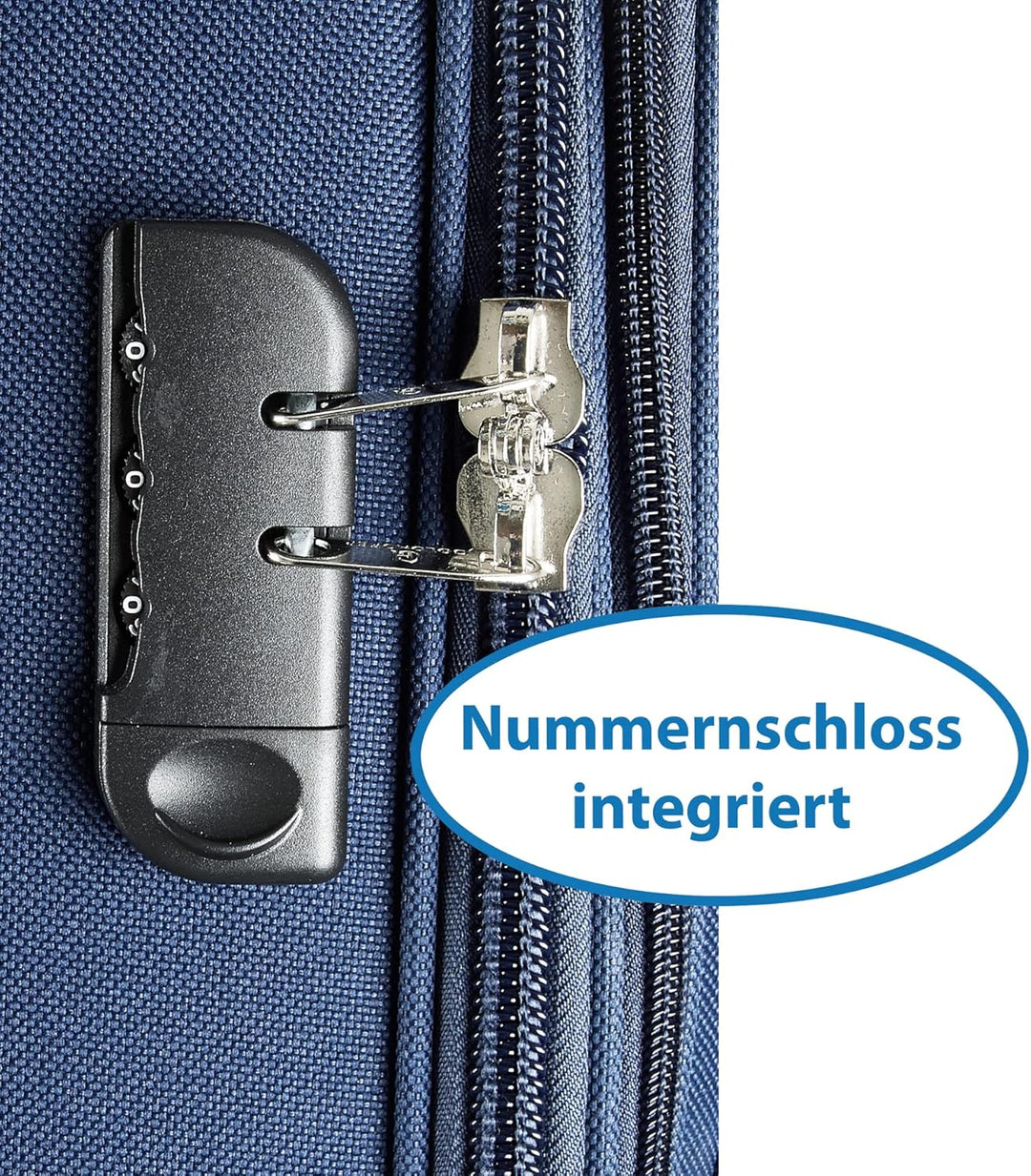 Goldhofer® Reisekoffer Set in 4 Grössen und 4 Farben (Blau), Blau