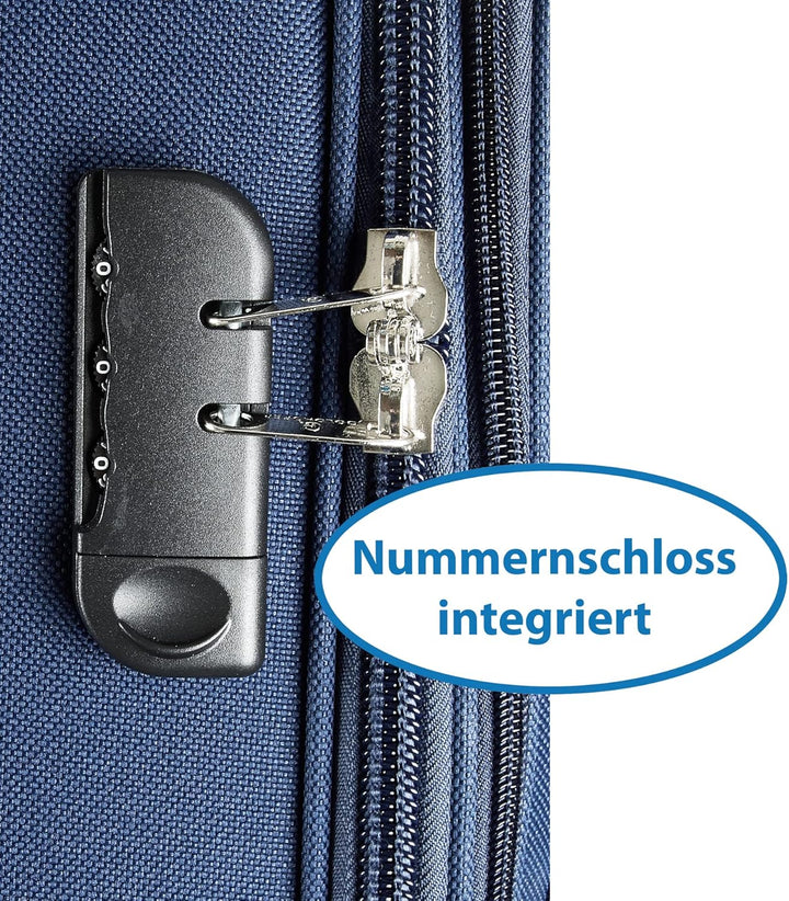 Goldhofer® Reisekoffer Set in 4 Grössen und 4 Farben (Blau), Blau
