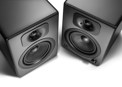 wavemaster TWO NEO stone gray – Regallautsprecher-System (60 Watt) mit Bluetooth-Streaming, digitale