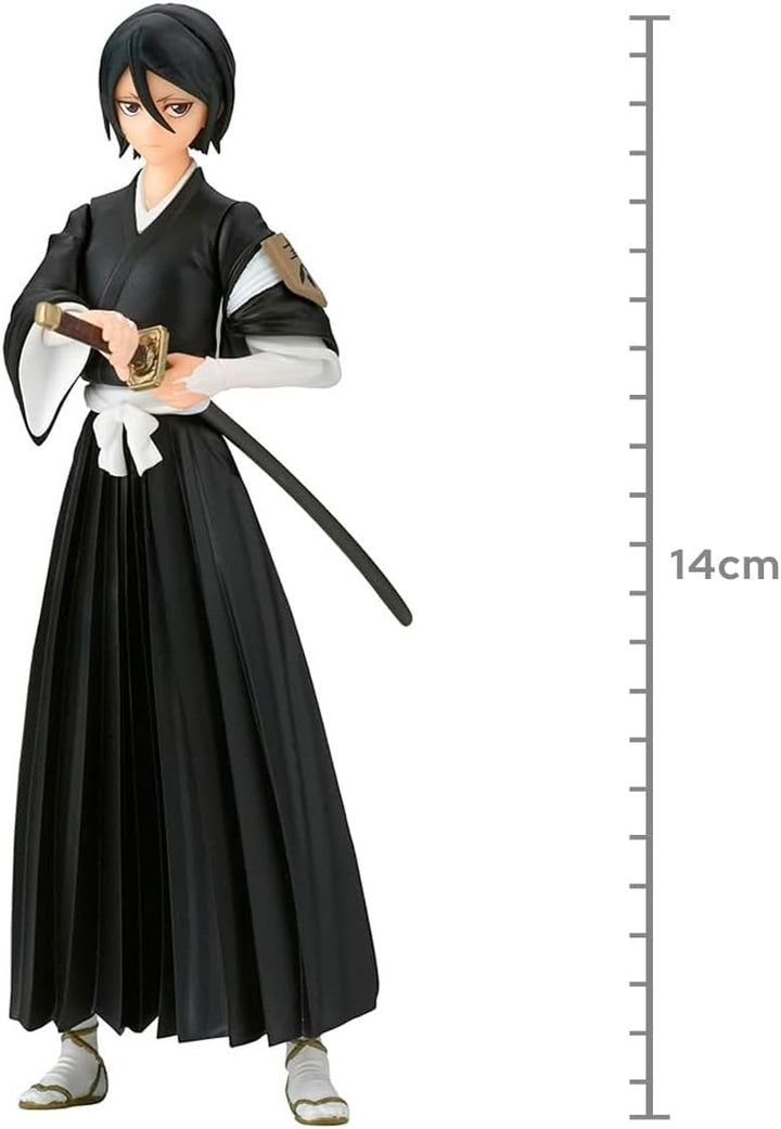 BANPRESTO, Rukia Kuchiki Bleach Solid and Souls Actionfigur 14 cm, Mehrfarbig BP88251