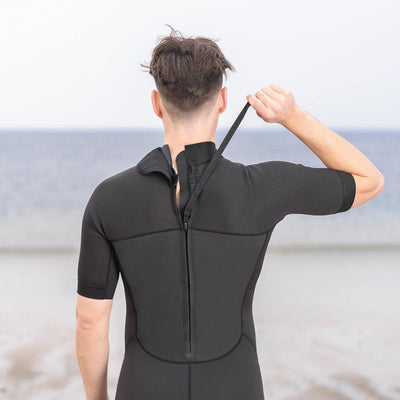 AQUATEC Shorty Neoprenanzug für Herren - 2X Dicke: 2mm & 3/2mm | Hochwertige Neoprenanzug für Herren