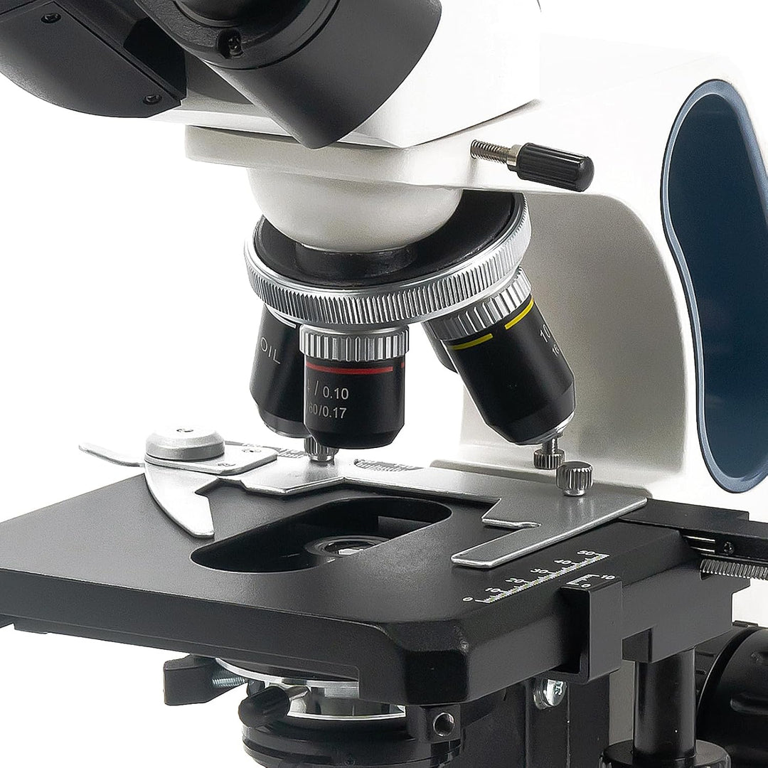 Swift DMSW-300 Compound-Binokularmikroskop, 40X-1600X Vergrösserung, wiederaufladbares digitales Lab