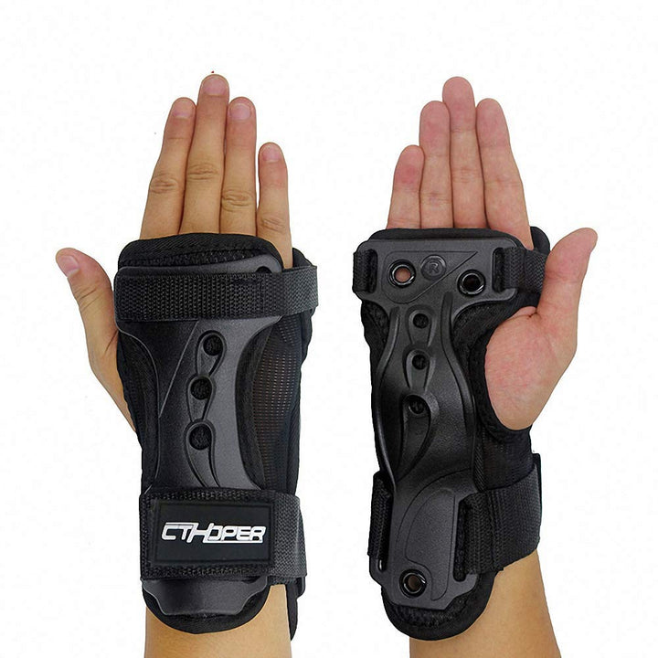 CTHOPER Handgelenkschoner Inliner, Skating Snowboard Handschutz Protektoren Erwachsene für Handschuh