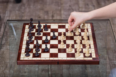 Square - Schach Schachspiel - MAGNETISCHE 350 - Schachfiguren & Schachbrett aus Holz