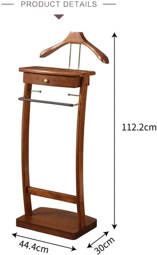 Herrendiener Kleiderbutler Freistehender Kleiderständer Kleiderständer mit Schubladen Bodenstehender