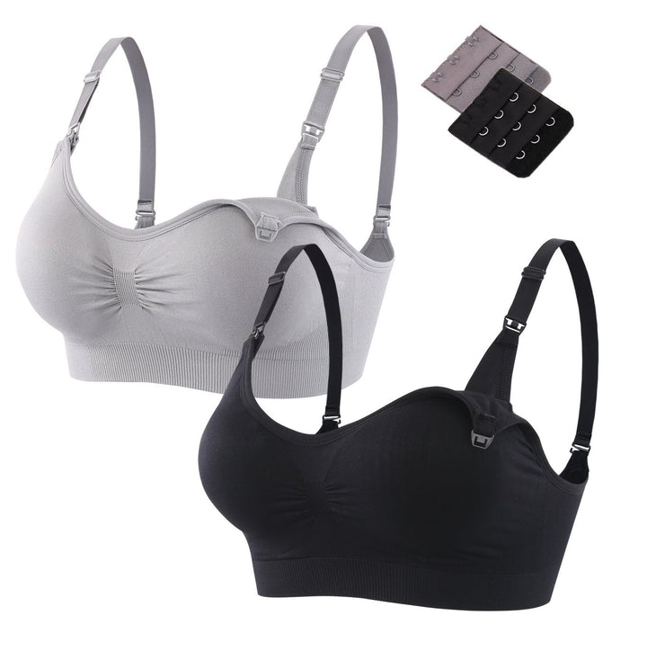 Still BH Damen 2er / 5er Pack Schwangerschaft Still-BHS zusätzlichen BH-Verlängerungen Ohne Bügel Na