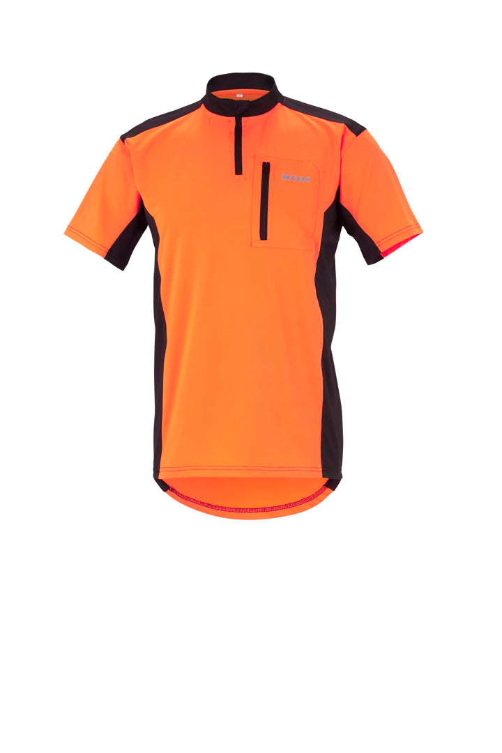 KOX Funktionsshirt Kurzarm Orange/Schwarz L Orange/Schwarz, L Orange/Schwarz