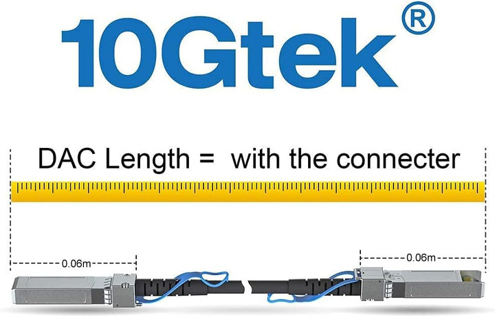 [Red] Colored 10G SFP+ DAC Cable - Twinax SFP Cable for Cisco SFP-H10GB-CU0.5M, Ubiquiti UniFi, D-Li