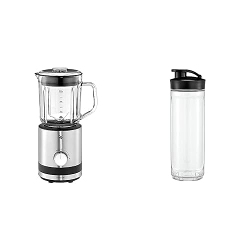 WMF Küchenminis Kompaktmixer, Standmixer, 4 Watt, Glasbehälter,8 l, Pulsstufe, cromargan matt & Kult