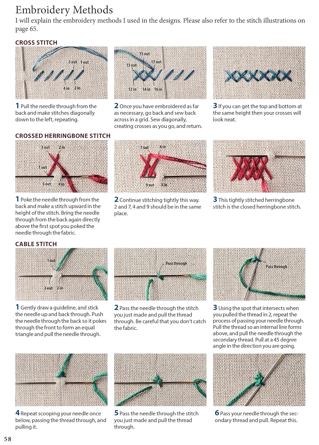 Modern Japanese Embroidery Stitches: Bold & Exotic Plants, Sea Life, Charms, Letters and More!: Over