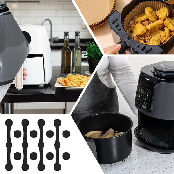 4Stück Magnete Für Airfryer Backpapier, Zubehör Für Heissluftfritteusen Backpapier Befestigungsschna