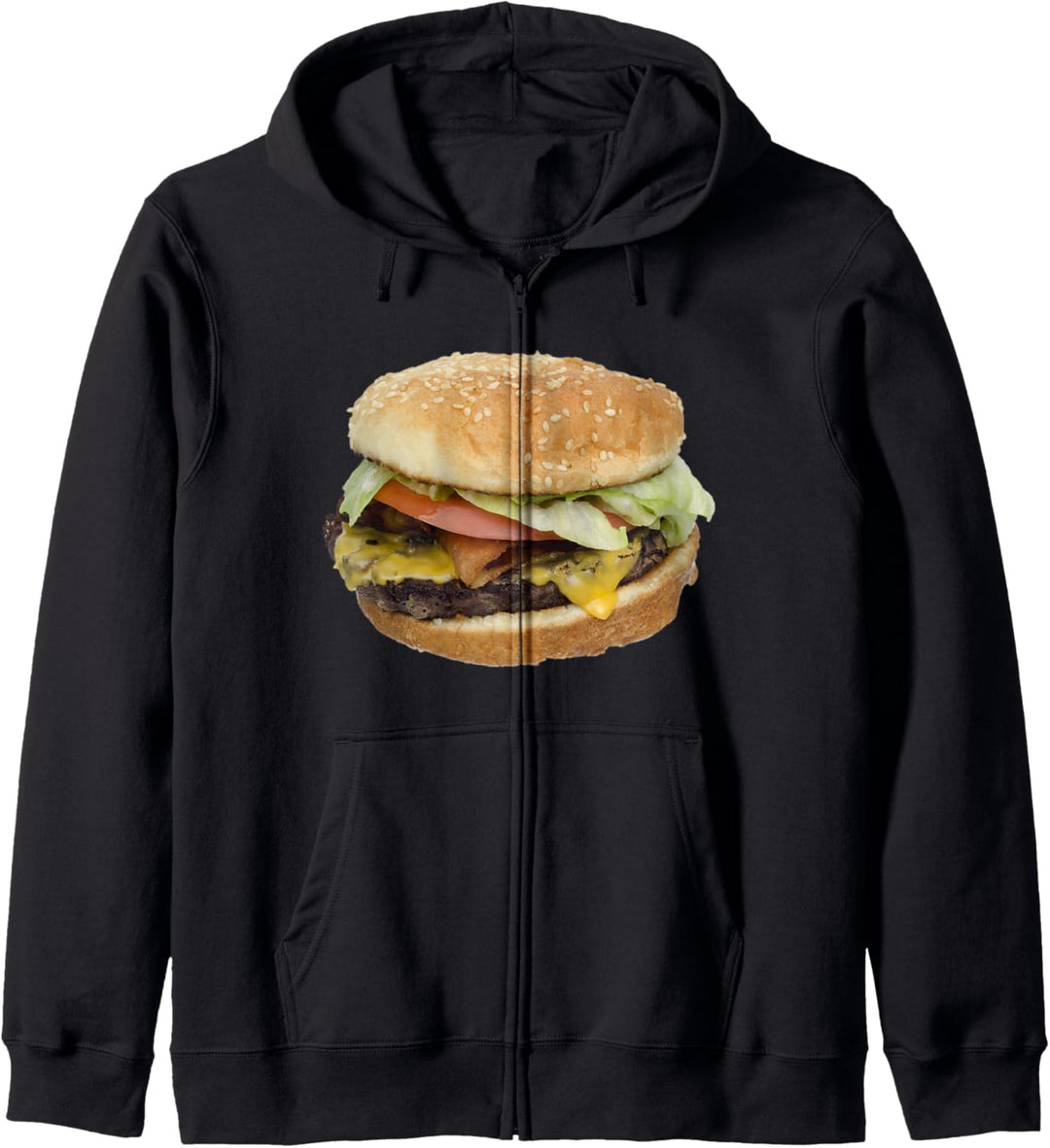 Käse Burger Feinschmecker Lustig Fast Food Gag Arbeit Streich Sarkasmus Kapuzenjacke
