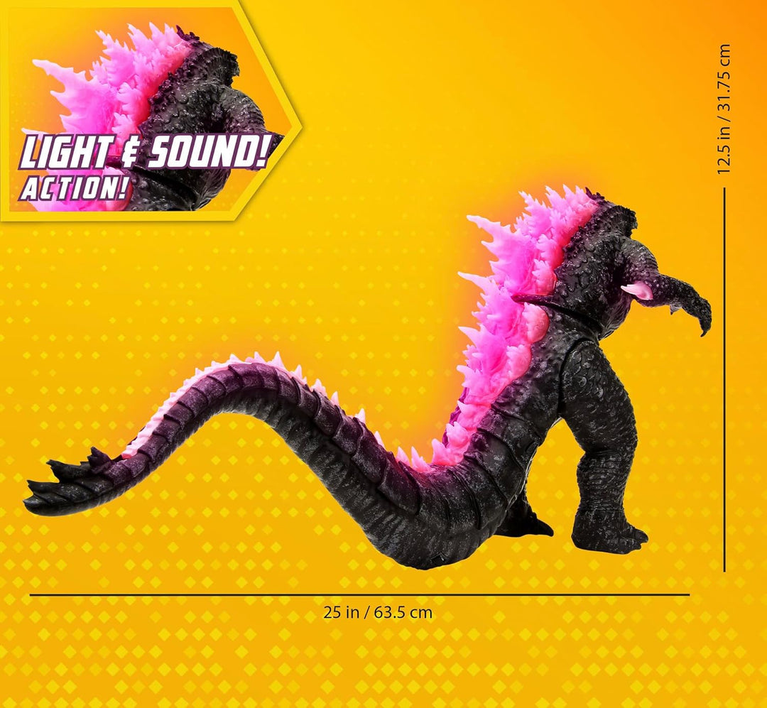 Jada Toys Godzilla Heat-Ray Breath RC Echse ferngesteuert (63 cm) mit Wasserdampf-Hitzestrahl & Soun