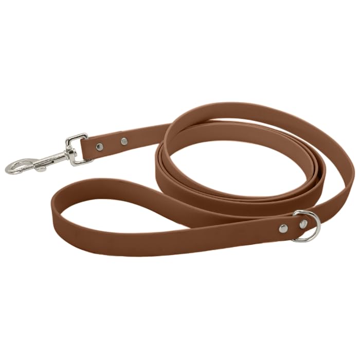 2m Führleine mit Handschlaufe | 19mm Breite für kleine, mittelgrosse & grosse Hunde | weich + leicht