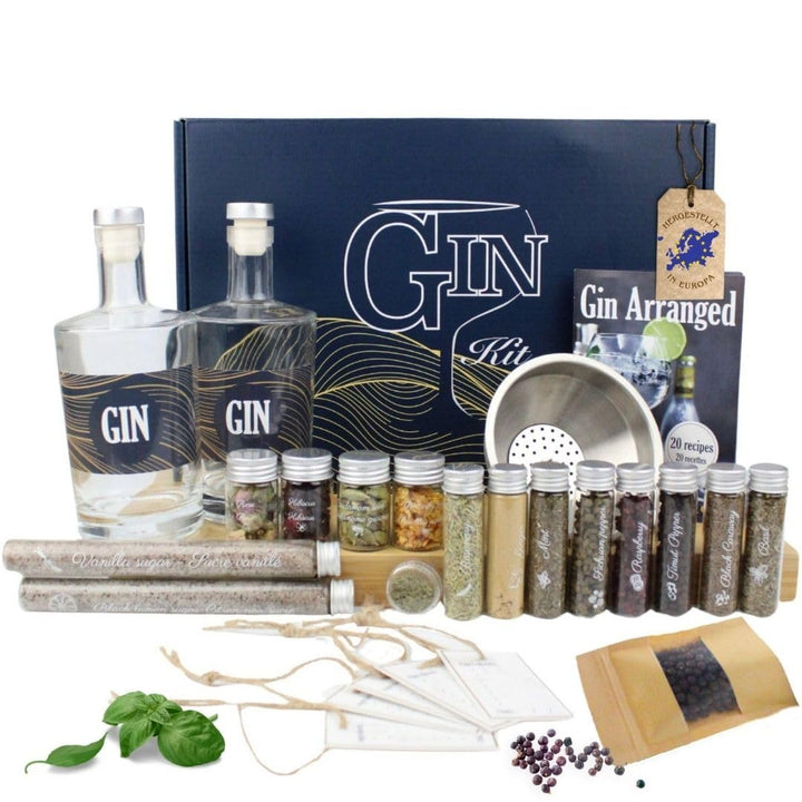 L&G® Gin set – Gewürz- und Zubehörset für personalisierte Kreationen, ideales einzigartiges Geschenk