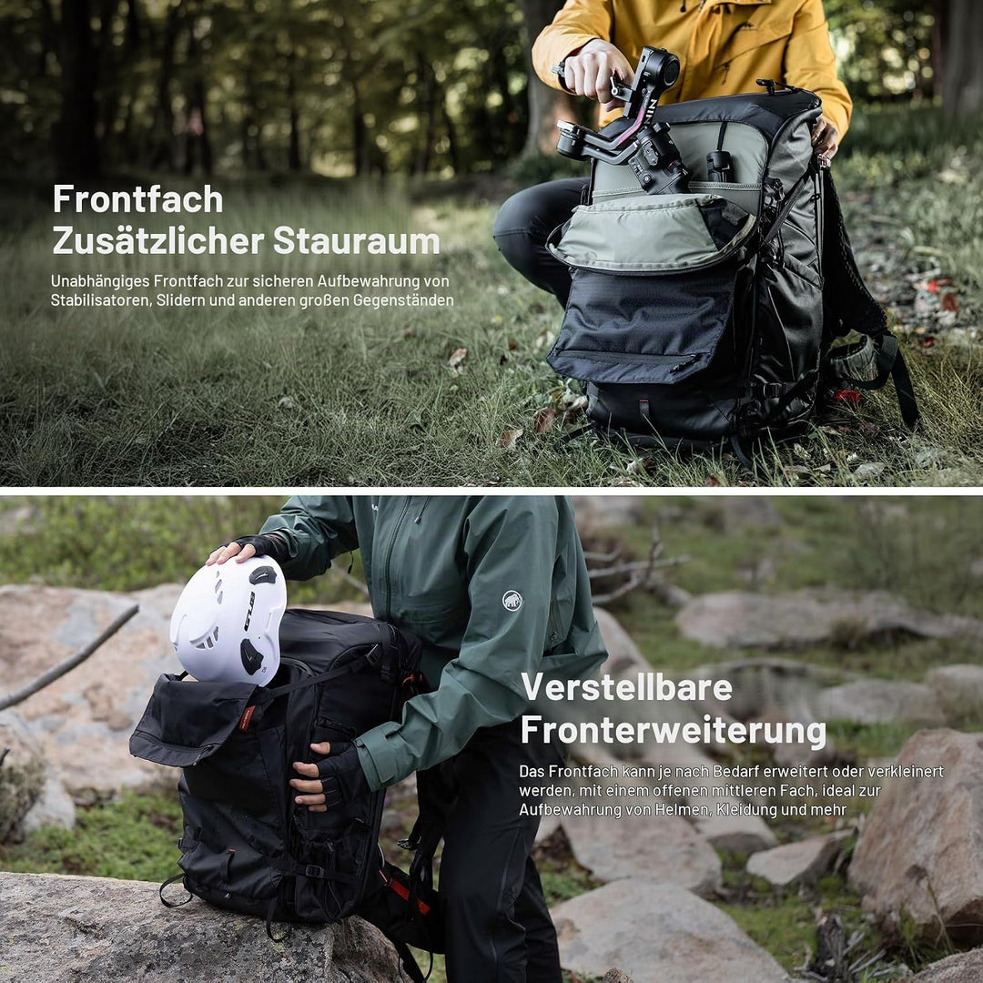 PGYTECH OnePro Focux 25L Rucksack Wasserdicht, Kamerarucksack für DSLR/SLR/Spiegellose Kameras/Objek