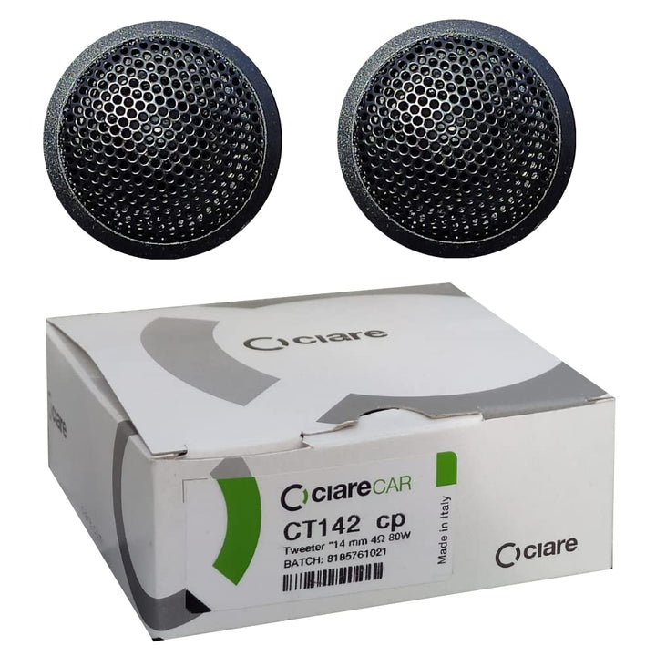 2 CIARE CT142CP Tweeter mit 50 3att rms und 80 watt max bei 3,8 cm Durchmesser bei nur 1,2 cm Tiefe