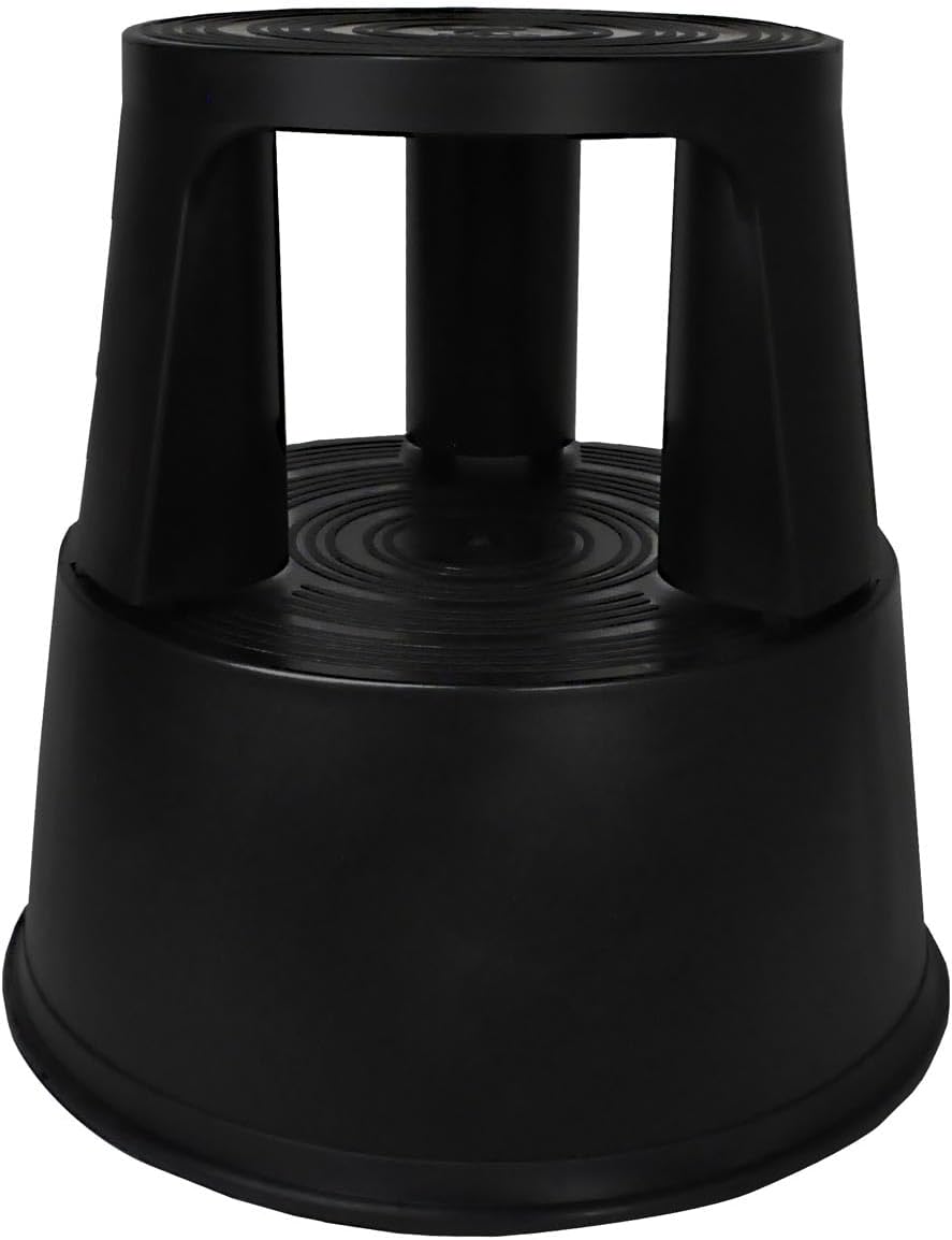 Desq 60060.09 Tritthocker Bruchfester Kunststoff Frischer, moderner Look, schwarz, One Size, Schwarz