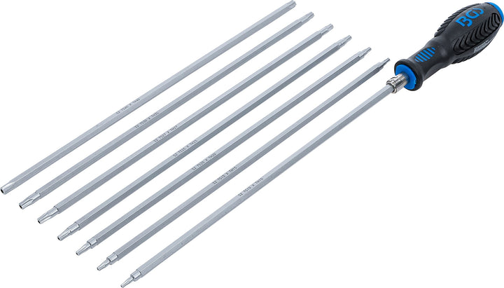 BGS 2325 | Schraubendreher-Satz mit Wechselklingen | T-Profil (für Torx) / TS-Profil (für Torx Plus)