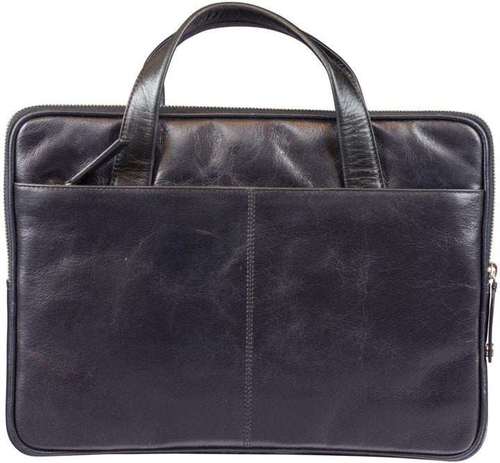 dbramante1928 - Silkeborg Laptoptasche für Damen und Herren - Tasche mit zwei strukturierten Ledergr