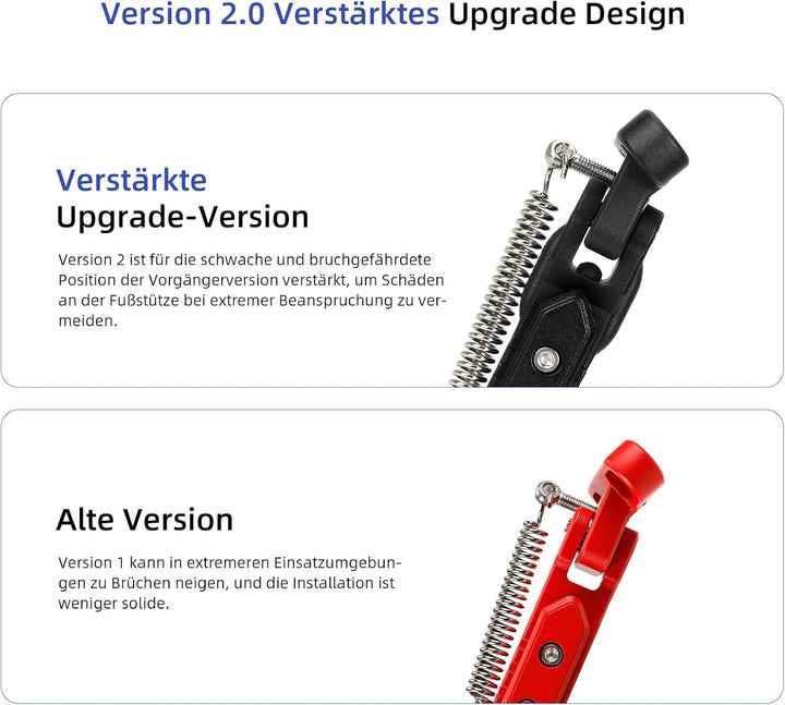 ulip Scooter Kickstand Parken Stand Füsse Unterstützung Ersatzteil Kompatibel für Ninebot Max G30/Ma