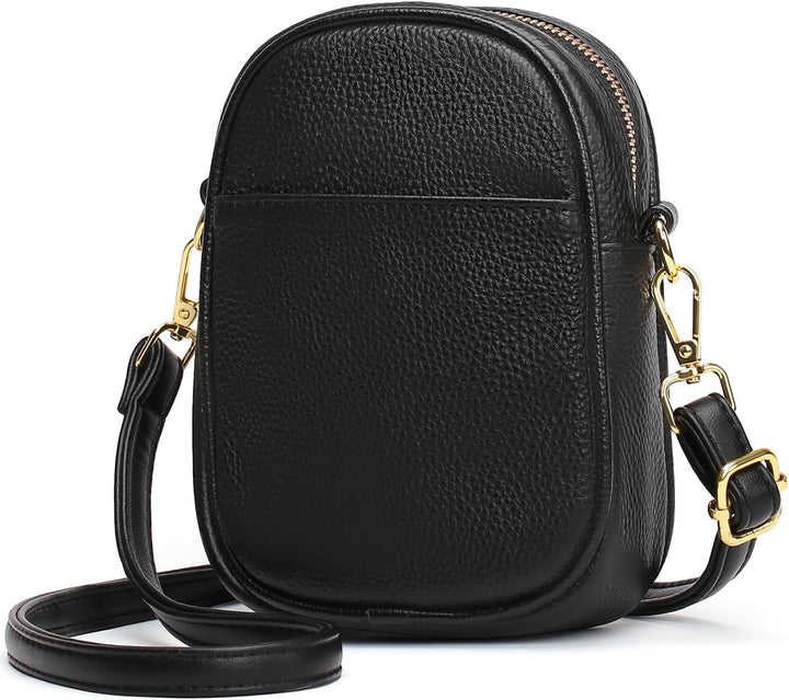 SENDEFN Handy Umhängetasche Damen, Leder Handytasche zum Umhängen Geldbörse Damen, Brieftasche mit V