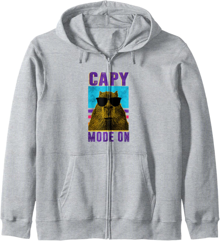 Capybaras Sonnenbrille Cabybara Kapuzenjacke