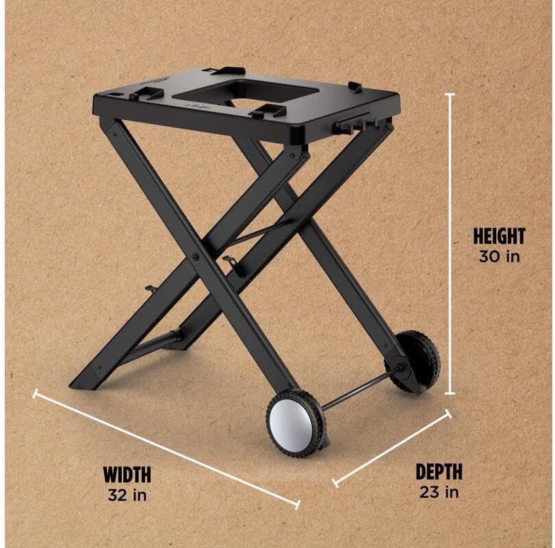 Ninja XSKSTAND Woodfire Klappbarer Grillständer für den Aussenbereich, kompatibel Woodfire Grills (O