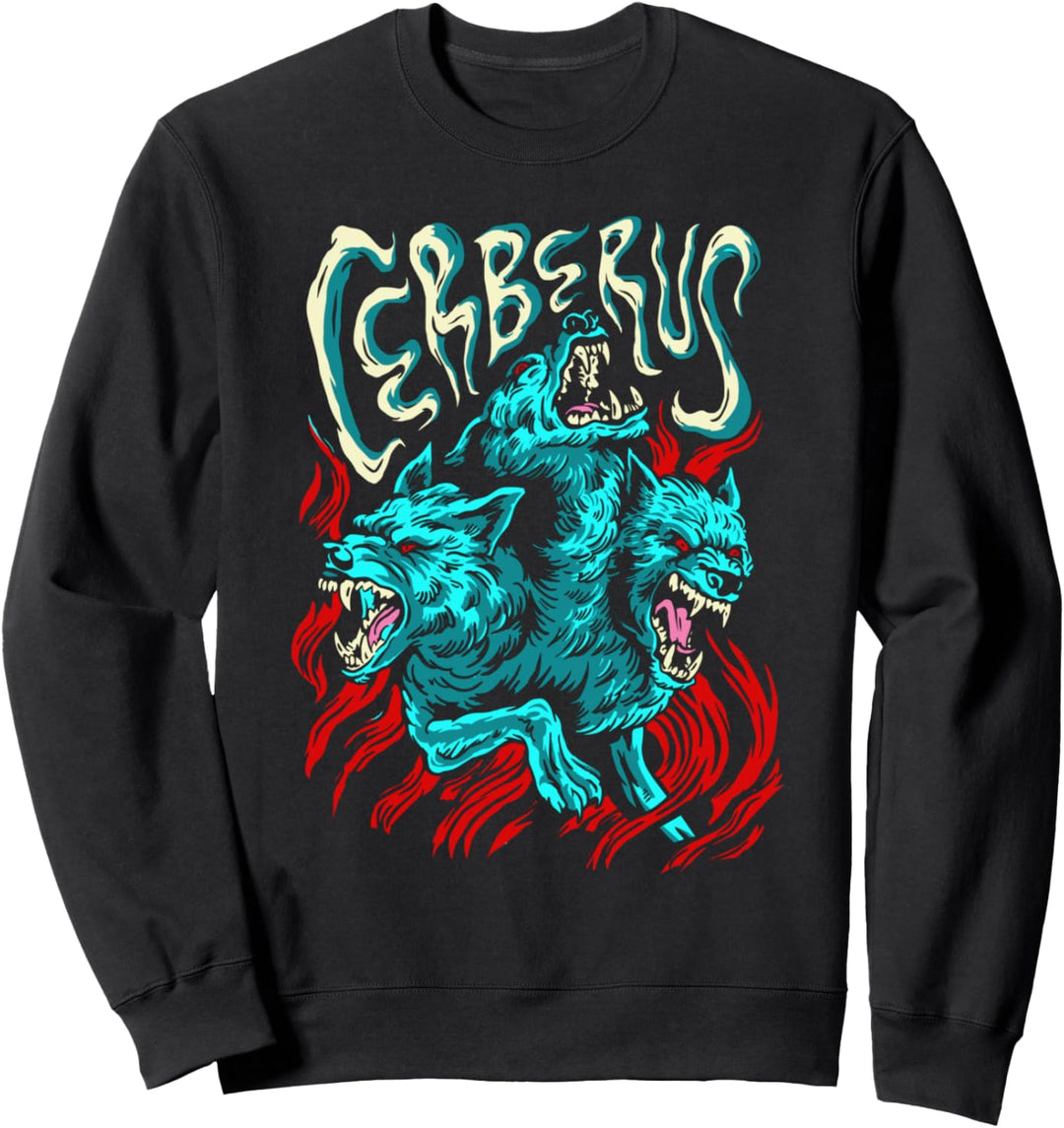 Cerberus Hound of Hades griechische Mythologie Sweatshirt