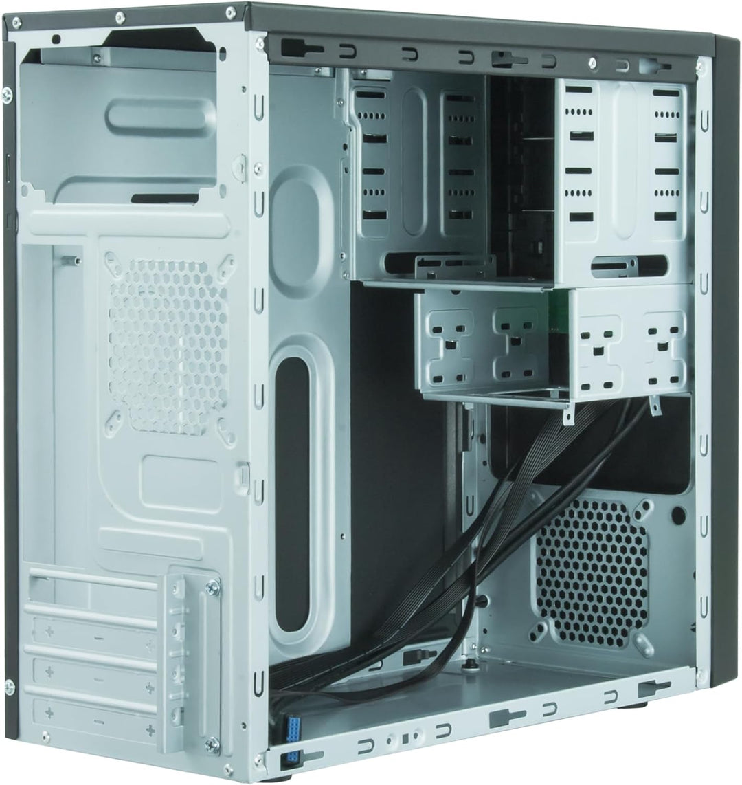Chieftec Elox-12 mATX miniTower gebürstetes Aluminium, ohne Alim, 2x5,25, 5x3,5, 3x3,5.2x2,5.2xUSB3.