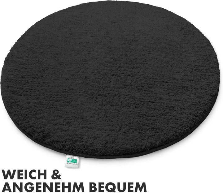 Floordirekt Badematte Sky, Badteppich in Rund, Dichtes, Flauschiges Wohlgefühl für Ihr Zuhause, Badv