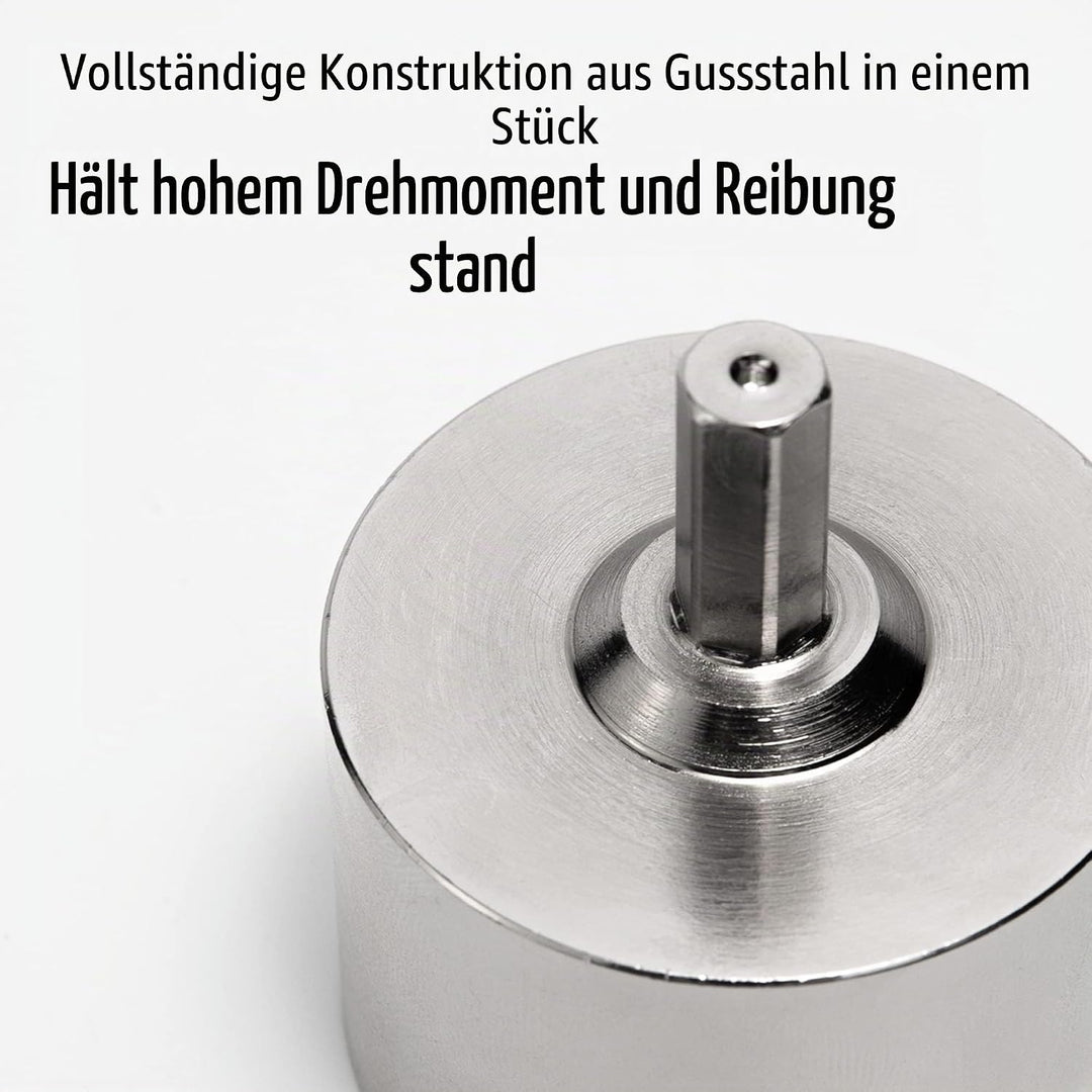 Vouyar 1 Zoll Vollmetall Kupfer Rohrreiniger, Rohrreinigungsbürste für Bohrmaschine mit austauschbar