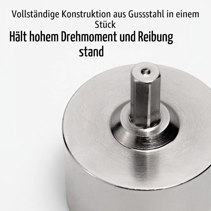 Vouyar 1 Zoll Vollmetall Kupfer Rohrreiniger, Rohrreinigungsbürste für Bohrmaschine mit austauschbar