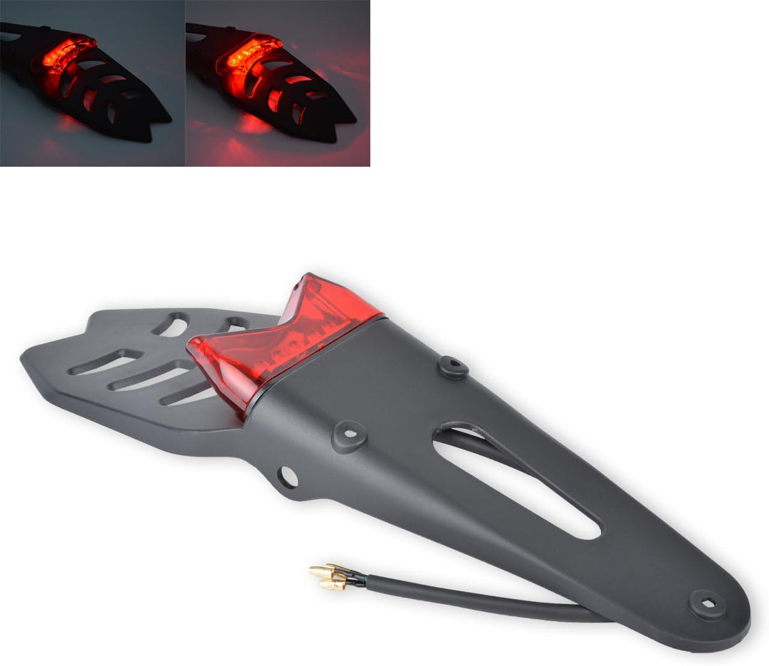 KATUR 12V Motorrad Enduro LED Heckfender Bremsschwanz Lauflicht Blinker Lampe Universal